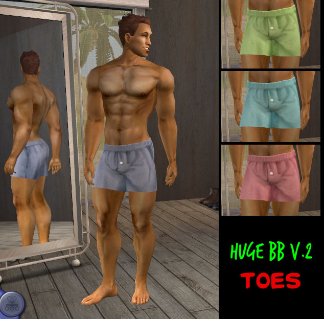 HBB V.2 - detailed feet - underwear: shorts - IMPORTANT UPDATE 16